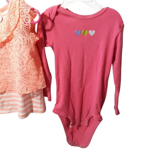 Baby Girl Clothing Bundle 24M 4-Piece Set Mix & Match Outfits Shirts & Pants - Picture 4 of 6